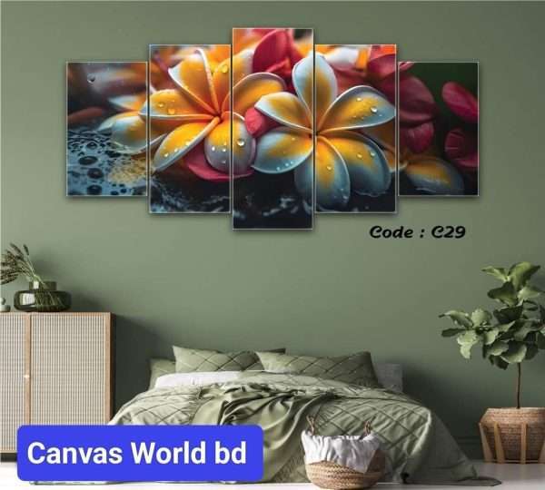 Code-C29 | 5 Panel Wall Canvas