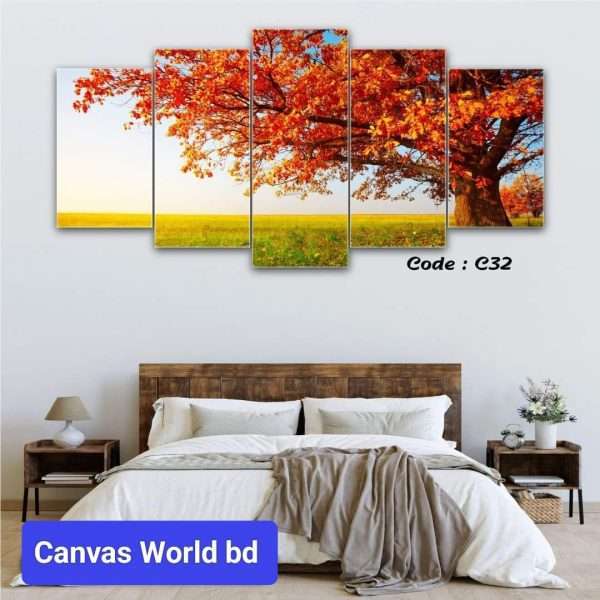 Code-C32 | 5 Panel Wall Canvas