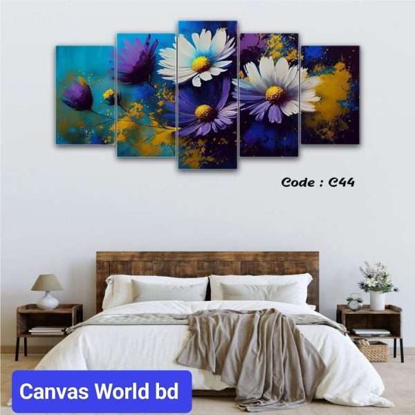Code-C44 | 5 Panel Wall Canvas