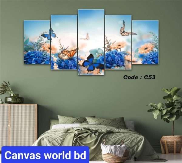 Code-C53 | 5 Panel Wall Canvas